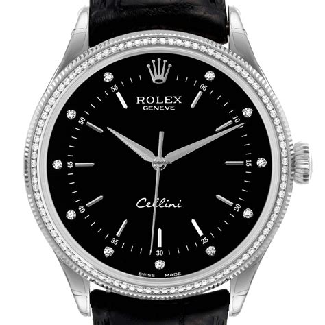 rolex cellini diamond bezel.